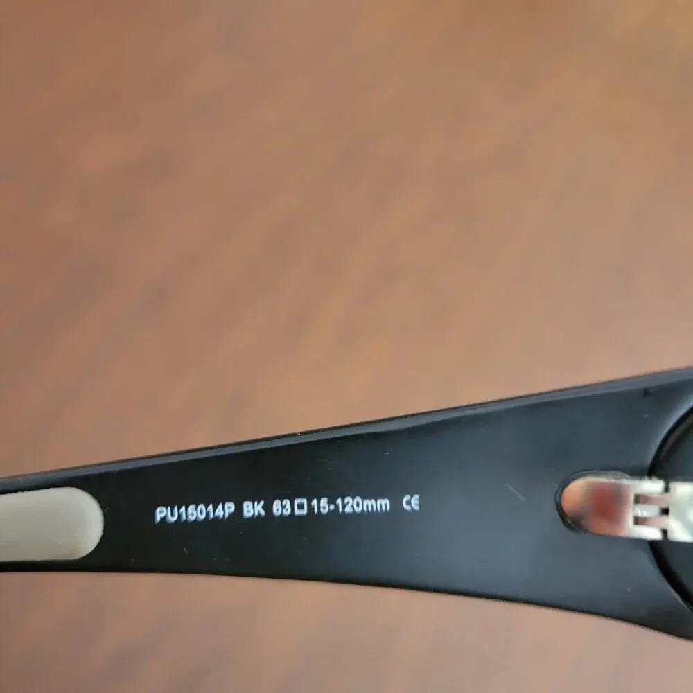 Puma Go+  15014P Black Sunglasses 63x15x120 Wrap  Polarized